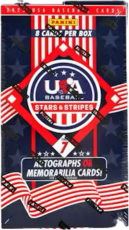 compare product 2025 Panini USA Baseball Stars & Stripes Hobby Box