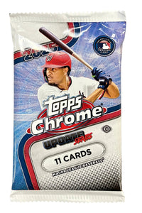 2025 Topps Chrome Update Series Baseball Hobby Jumbo Pack