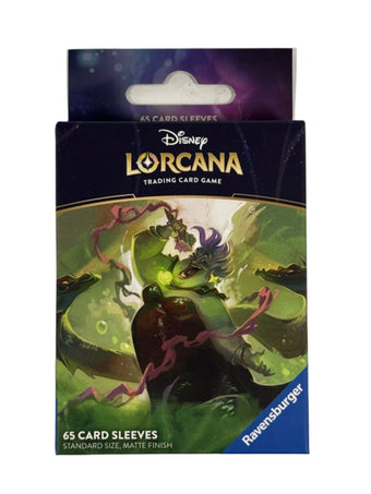 compare product Disney Lorcana: Archazia's Island Card Sleeves - Ursula