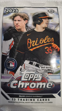 2023 Topps Chrome Baseball Hobby Jumbo Pack
