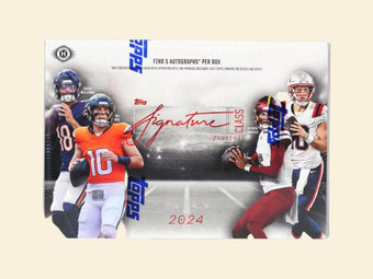 compare product 2024 Topps Signature Class Football Hobby Box