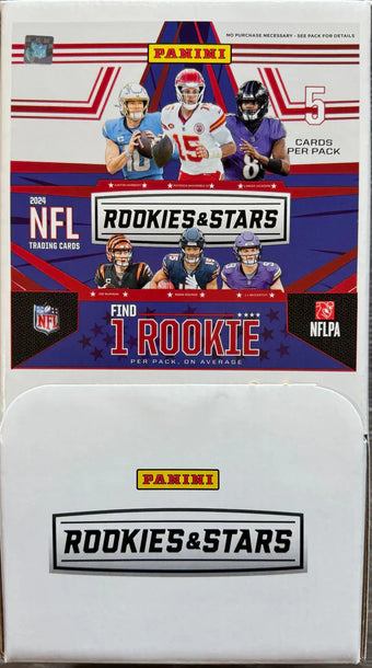 compare product 2024 Panini Rookies and Stars Football Gravity Feed 6 Box Case