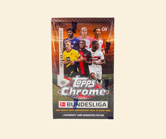 compare product 2023-24 Topps Chrome Bundesliga Soccer Hobby Box