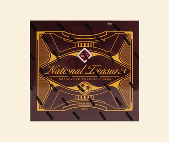 compare product 2022 Panini National Treasures Road to FIFA World Cup Soccer Hobby Box
