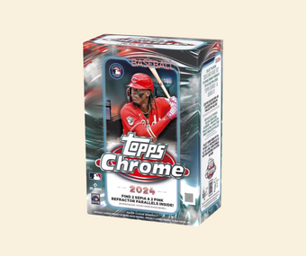 compare product 2024 Topps Chrome Baseball Blaster Box