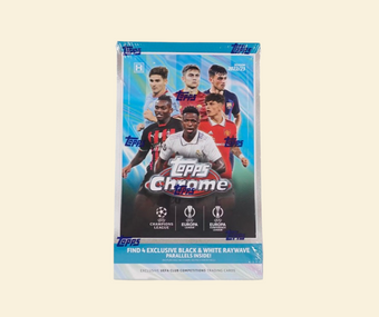 compare product 2022-23 Topps Chrome UEFA Club Competitions Soccer Hobby LITE Box