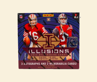 compare product 2023 Panini Illusions Football 1st Off The Line FOTL Hobby Box