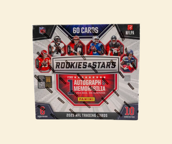compare product 2023 Panini Rookies & Stars Longevity Football Mega Box
