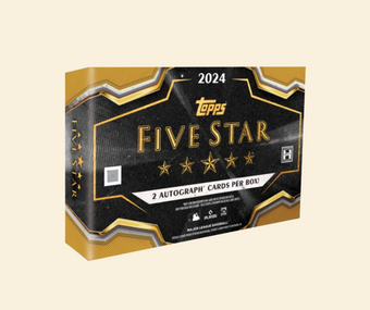 compare product 2024 Topps Five Star Baseball Hobby Box