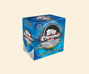 compare product 2024 Topps Chrome Tennis Sapphire Edition