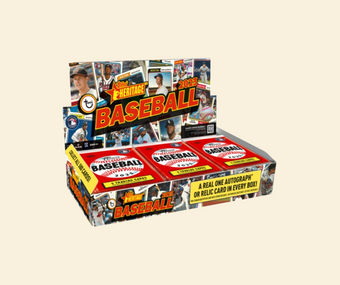 compare product 2023 Topps Heritage Baseball Hobby Box