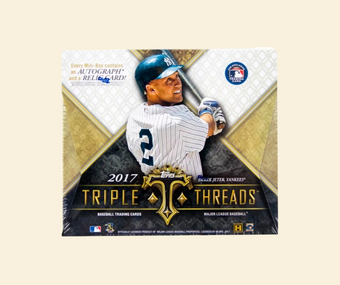 compare product 2017 Topps Triple Threads Baseball Hobby Box