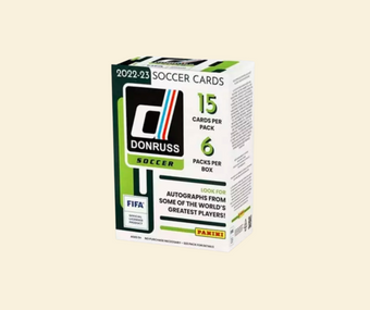 compare product 2022-23 Donruss Soccer Blaster Box