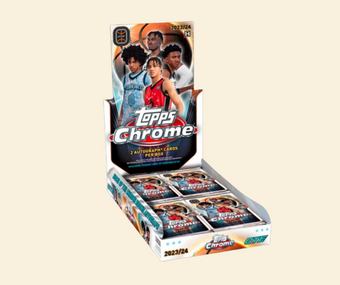 compare product 2023-24 Overtime Elite Topps Chrome Basketball Hobby Box