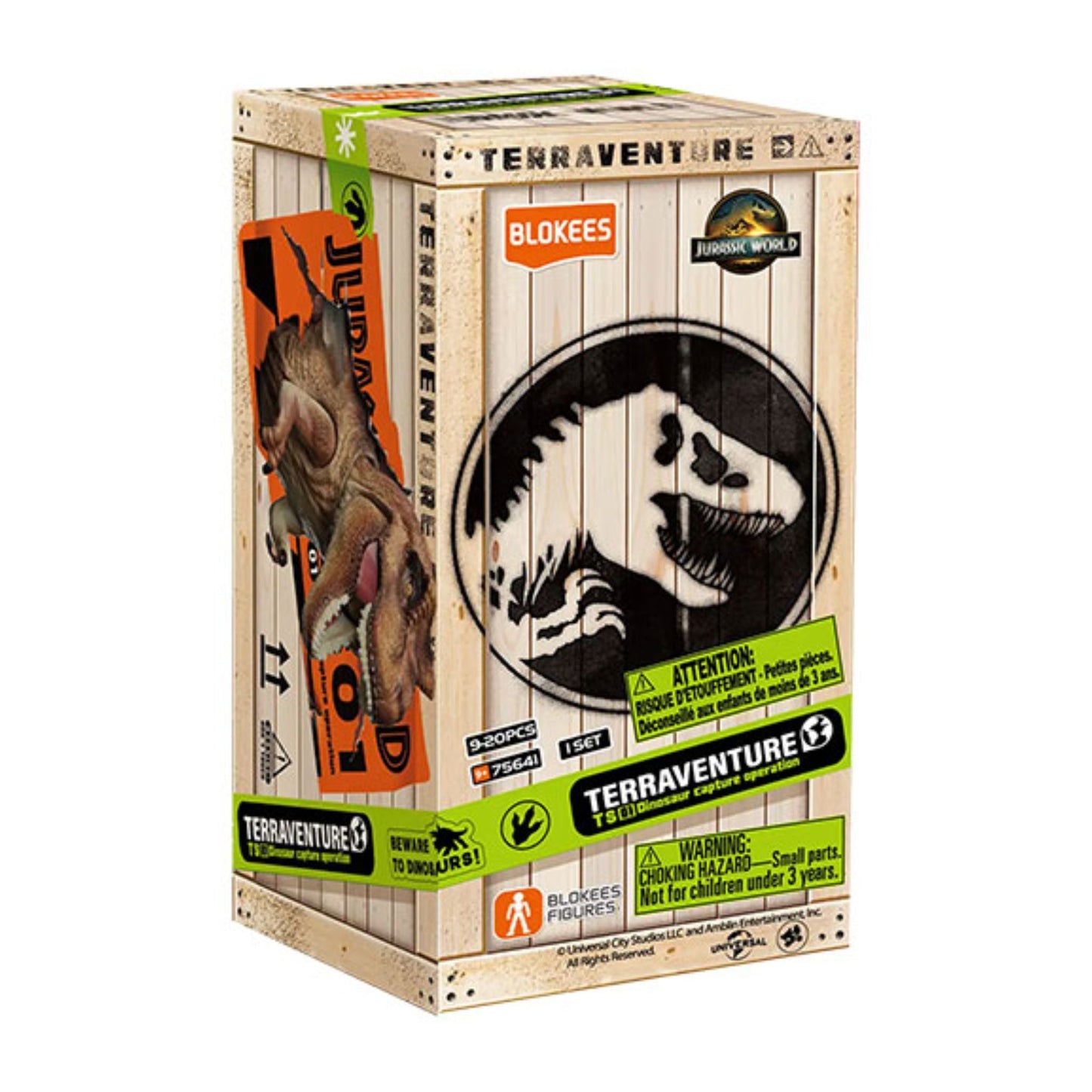 Blokees Jurassic World TS01 Dinosaur Capture Operation Terraventure Model Kit Blind Box