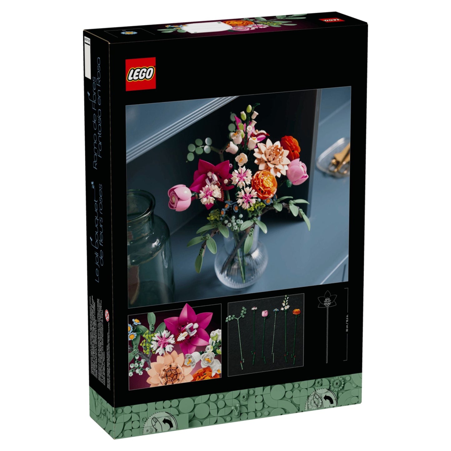 LEGO Botanicals Pretty Pink Flower Bouquet
