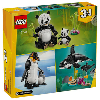 compare product LEGO Creator Wild Animals Panda Family