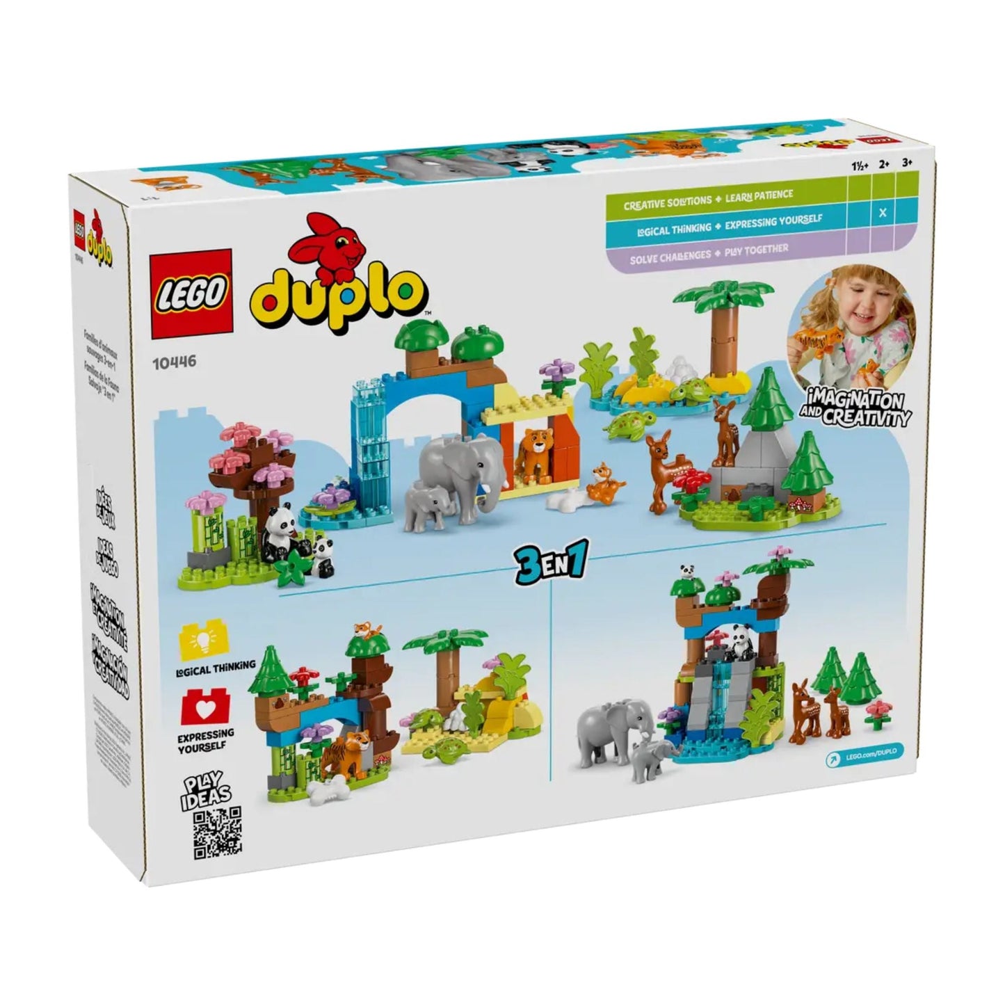 LEGO DUPLO Town 3 in 1 Wild Animal Families