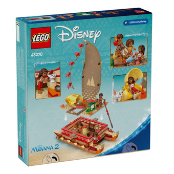 compare product LEGO Disney Princess Moana's Adventure Canoe