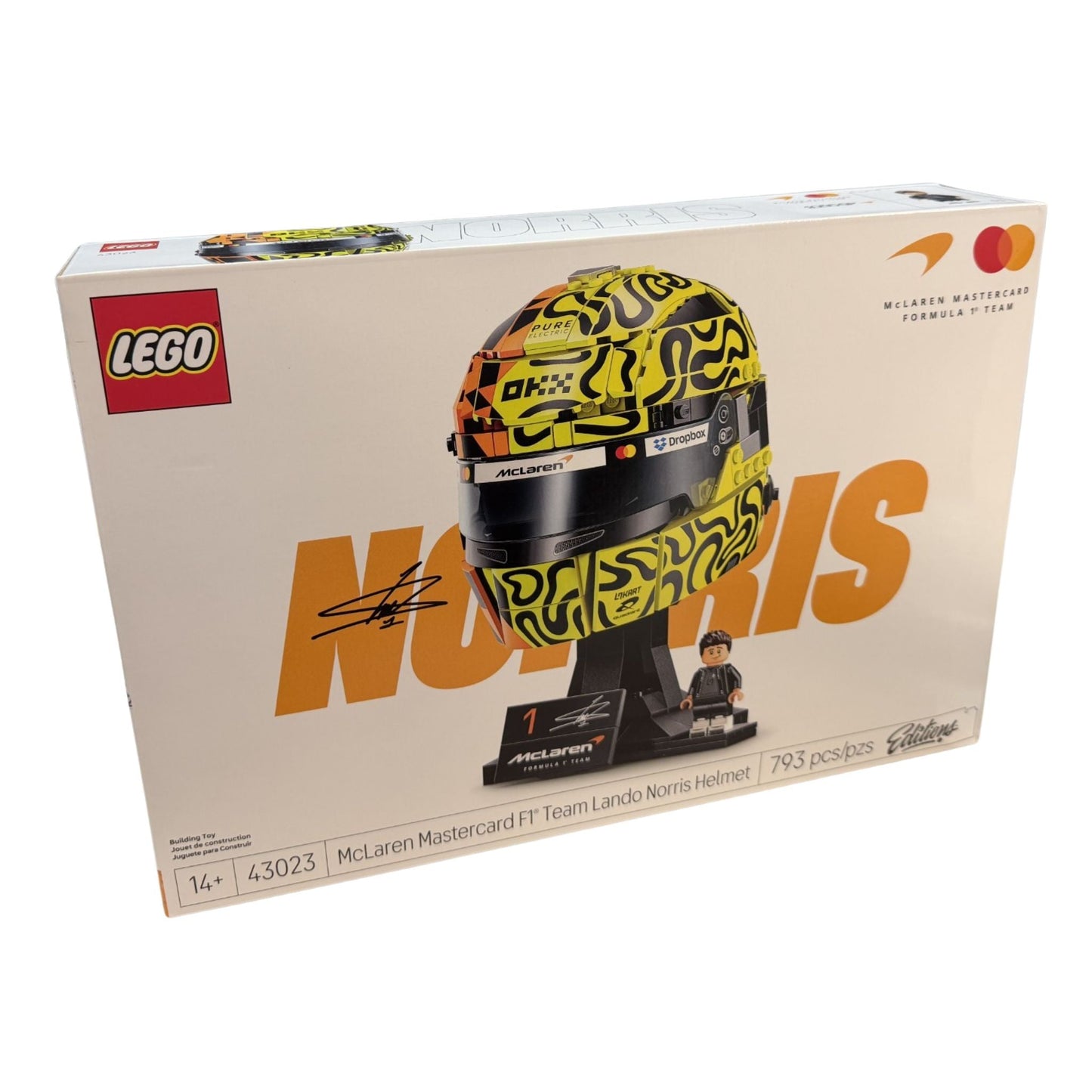 LEGO Editions Formula 1 McLaren Mastercard F1 Team Lando Norris Helmet
