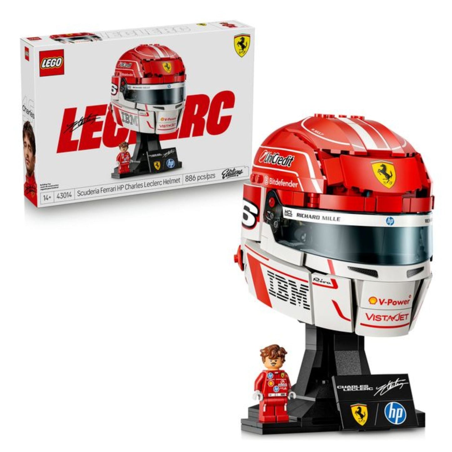 LEGO Editions Formula 1 Scuderia Ferrari HP Charles Leclerc Helmet