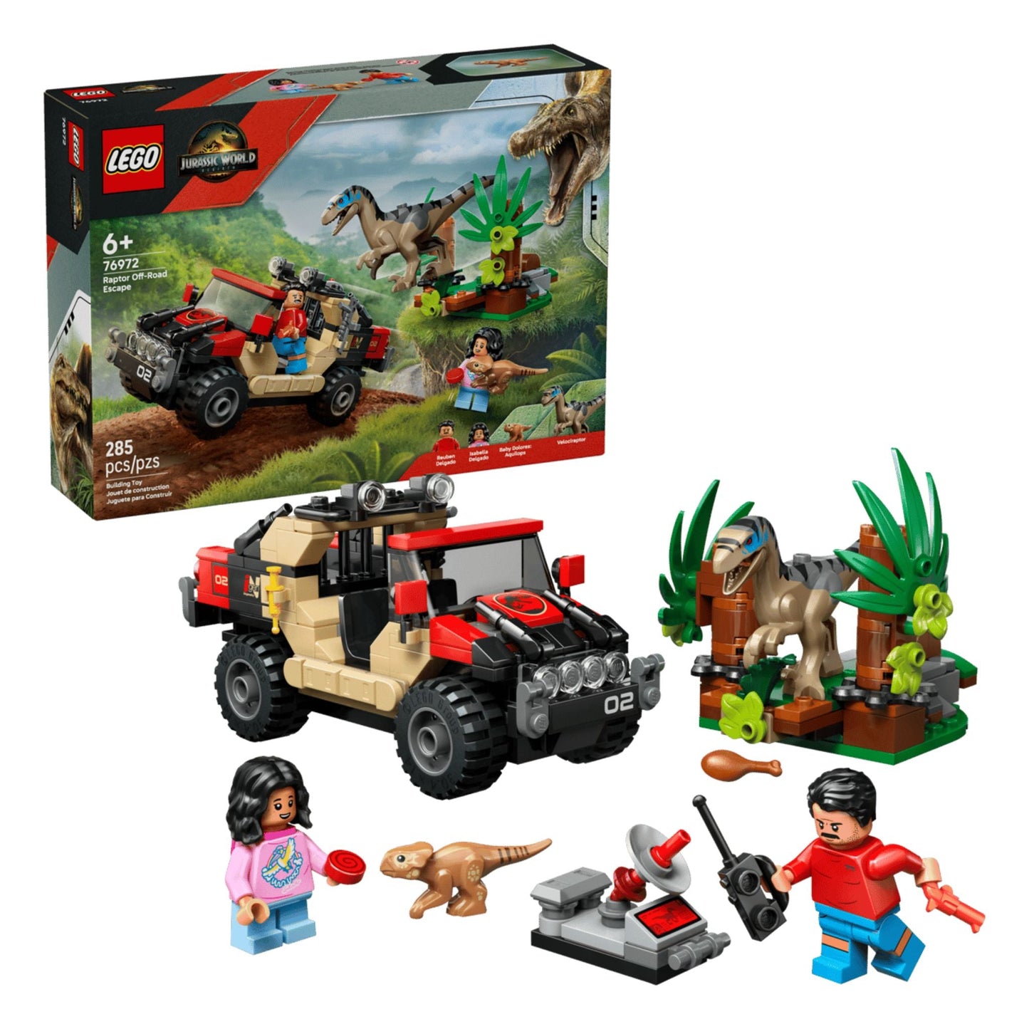 LEGO Jurassic World Raptor Off-Road Escape