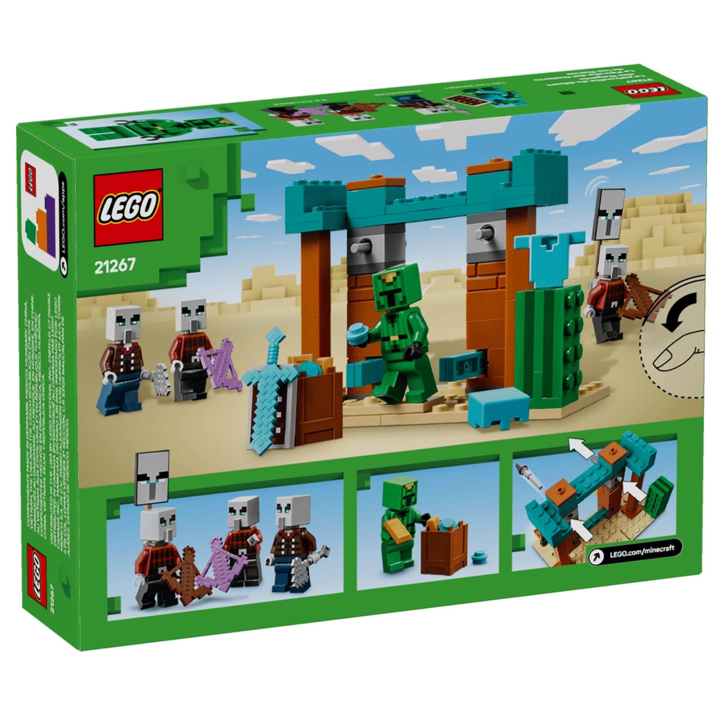 LEGO Minecraft The Illager Desert Patrol