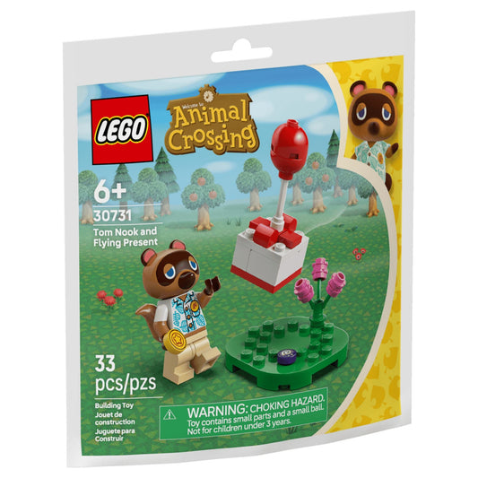 LEGO Mini-Builds Animal Crossing Tom Nook and Flying Present
