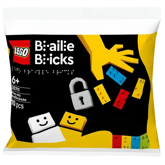 LEGO Recruitment Bags Play with Braille Bricks