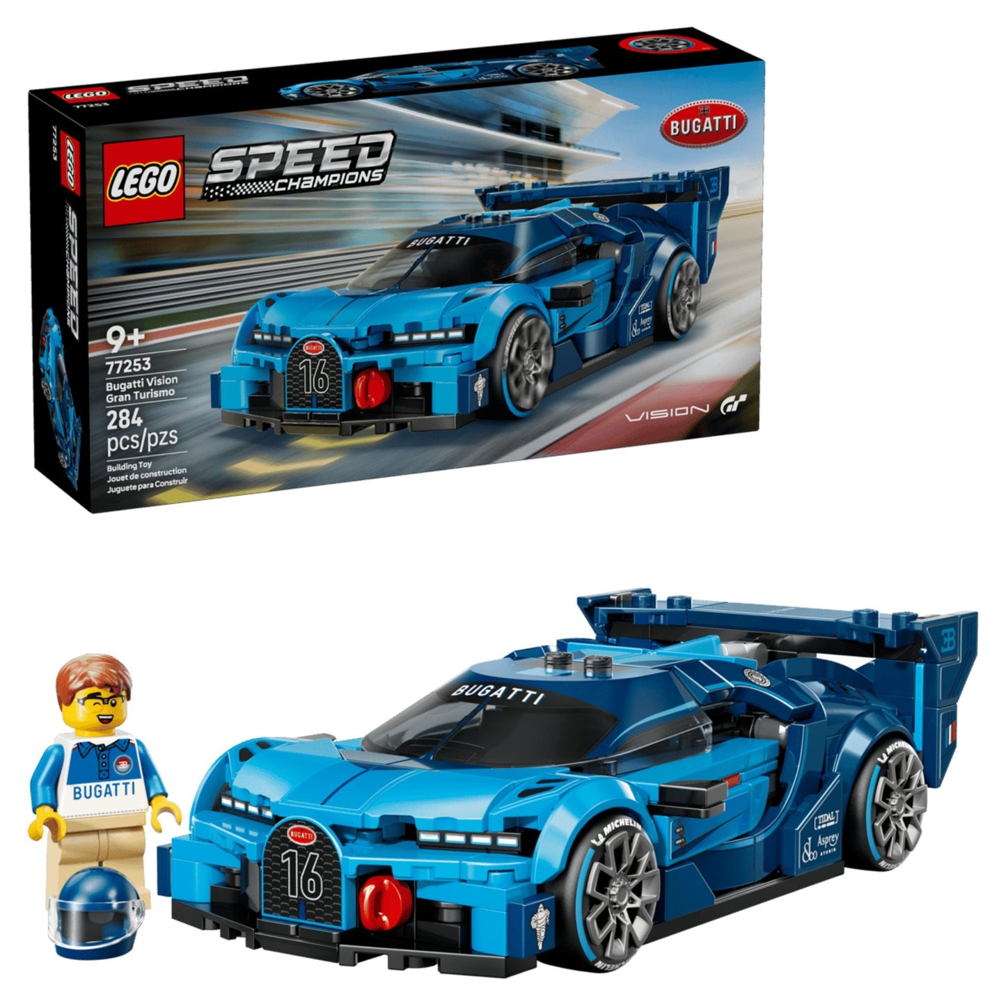 LEGO Speed Champions Bugatti Vision GT Hyper Sports Car