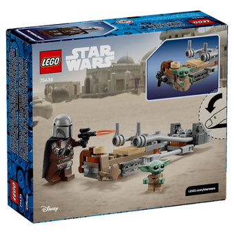 compare product LEGO Star Wars The Mandalorian & Grogu's Speeder Bike