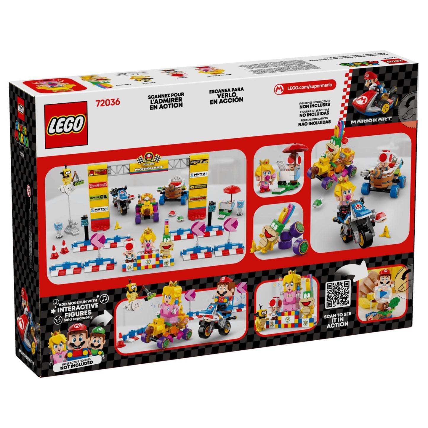 LEGO Super Mario Mario Kart Baby Peach & Grand Prix Set
