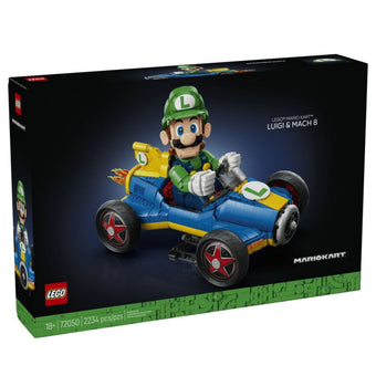 compare product LEGO Super Mario Mario Kart Luigi & Mach 8