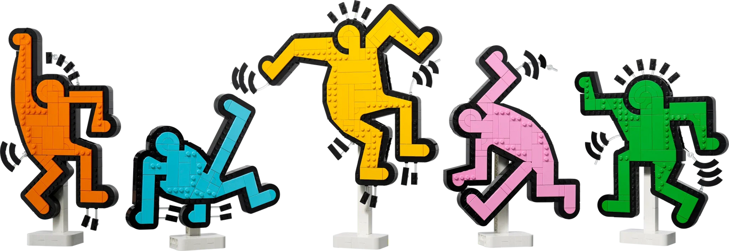 LEGO ART Keith Haring  Dancing Figures