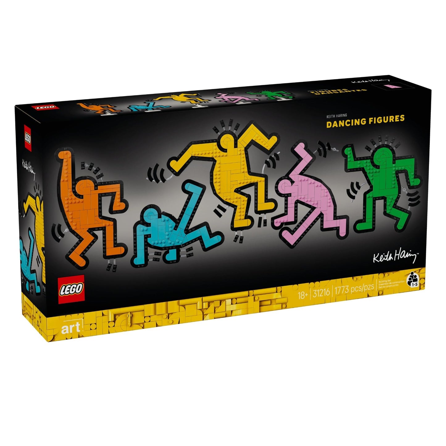 LEGO ART Keith Haring  Dancing Figures