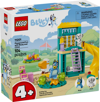 compare product LEGO Bluey Playground Fun with Bluey and Chloe