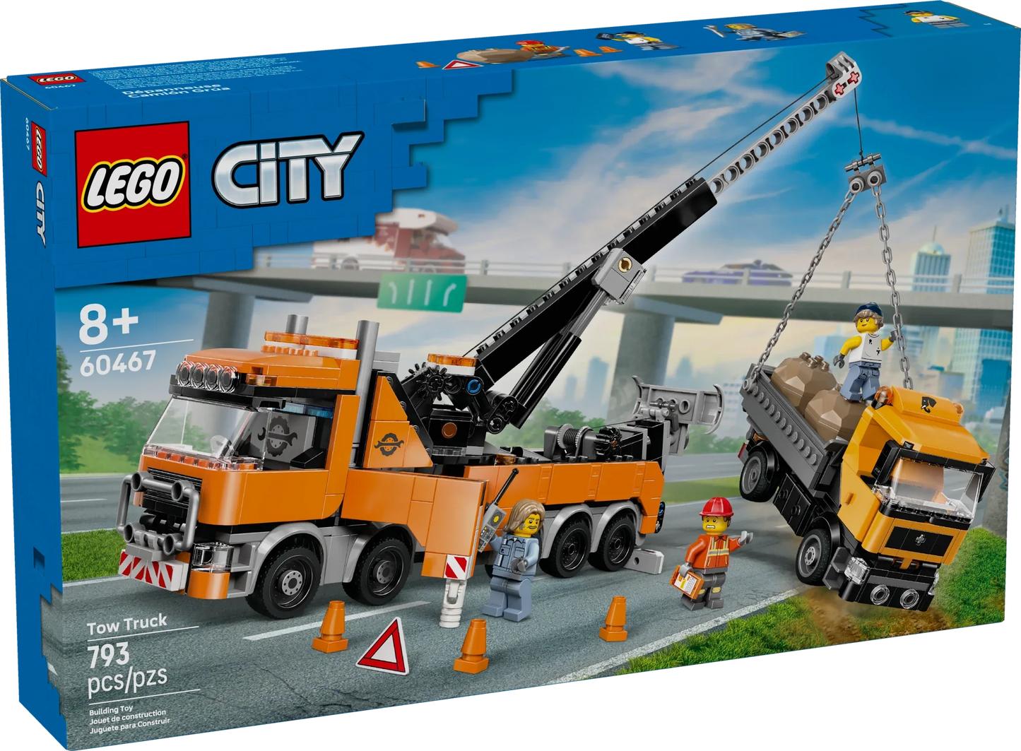 LEGO City Big Vehicles Heavy-Duty Recovery Tow Truck with Crane