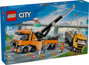 compare product LEGO City Big Vehicles Heavy-Duty Recovery Tow Truck with Crane