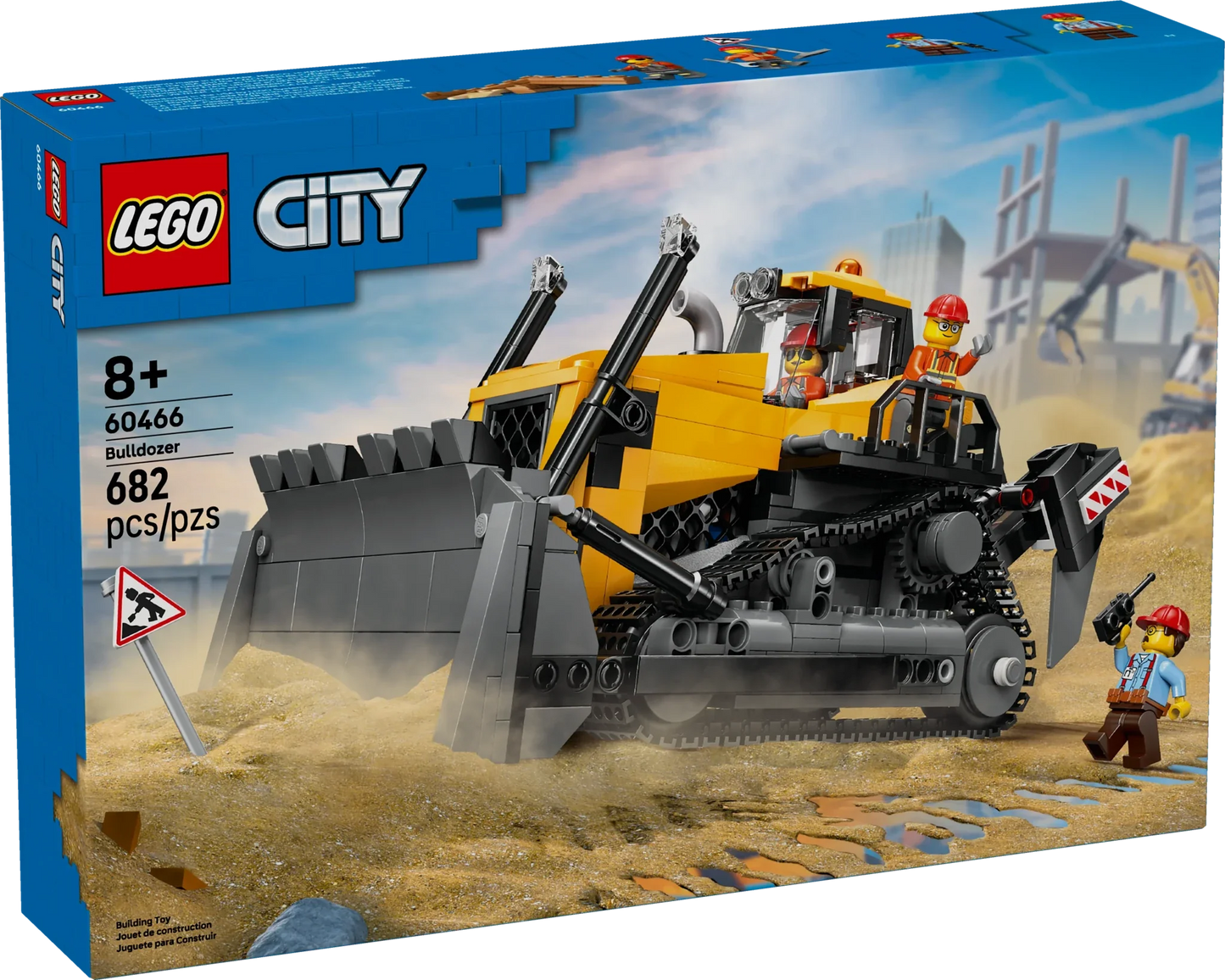 LEGO City Big Vehicles Yellow Bulldozer