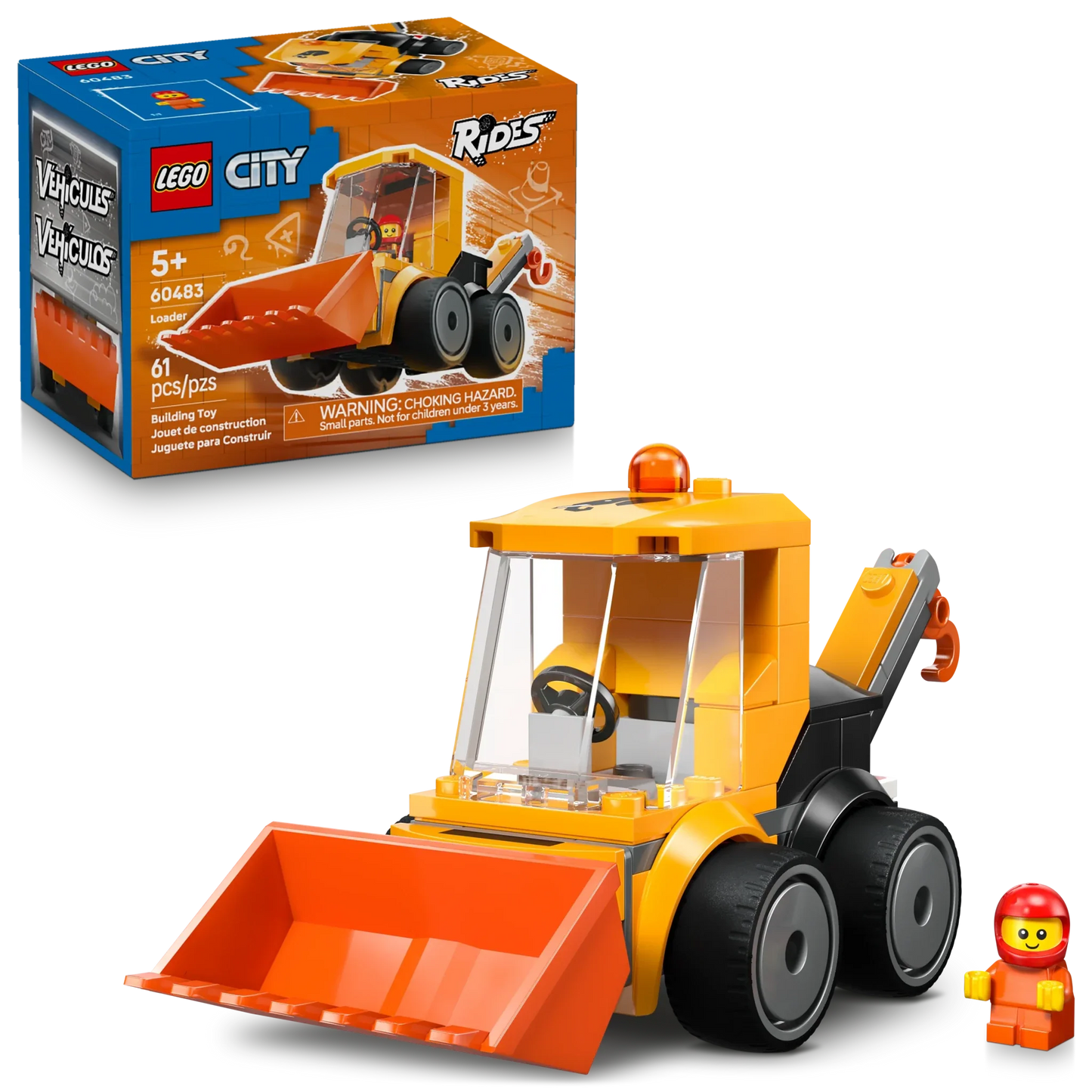 LEGO City Brick Rides Rides  Construction Loader