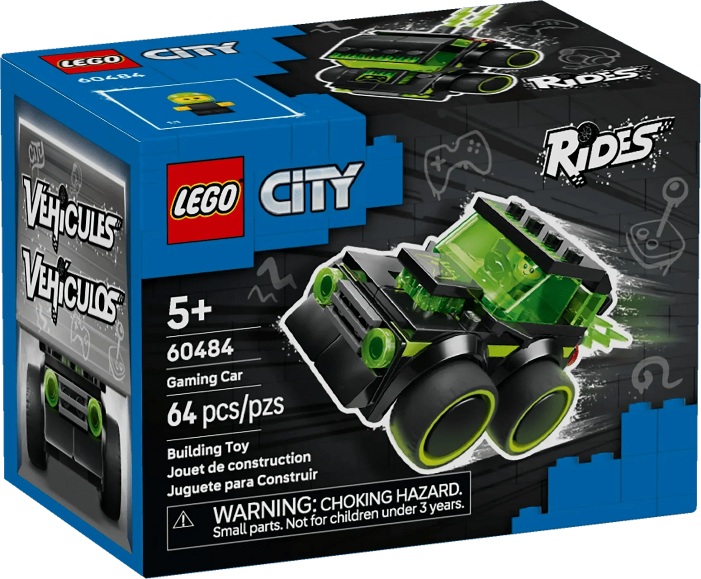 LEGO City Brick Rides Rides Gaming Race Car