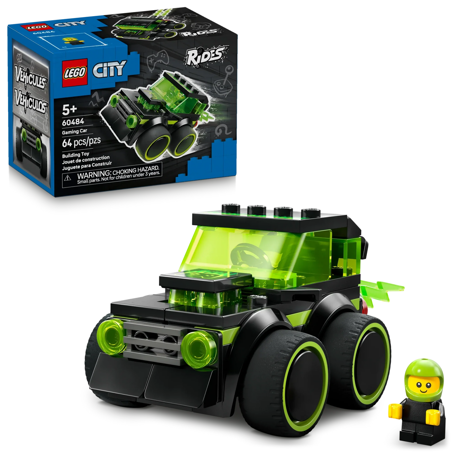 LEGO City Brick Rides Rides Gaming Race Car
