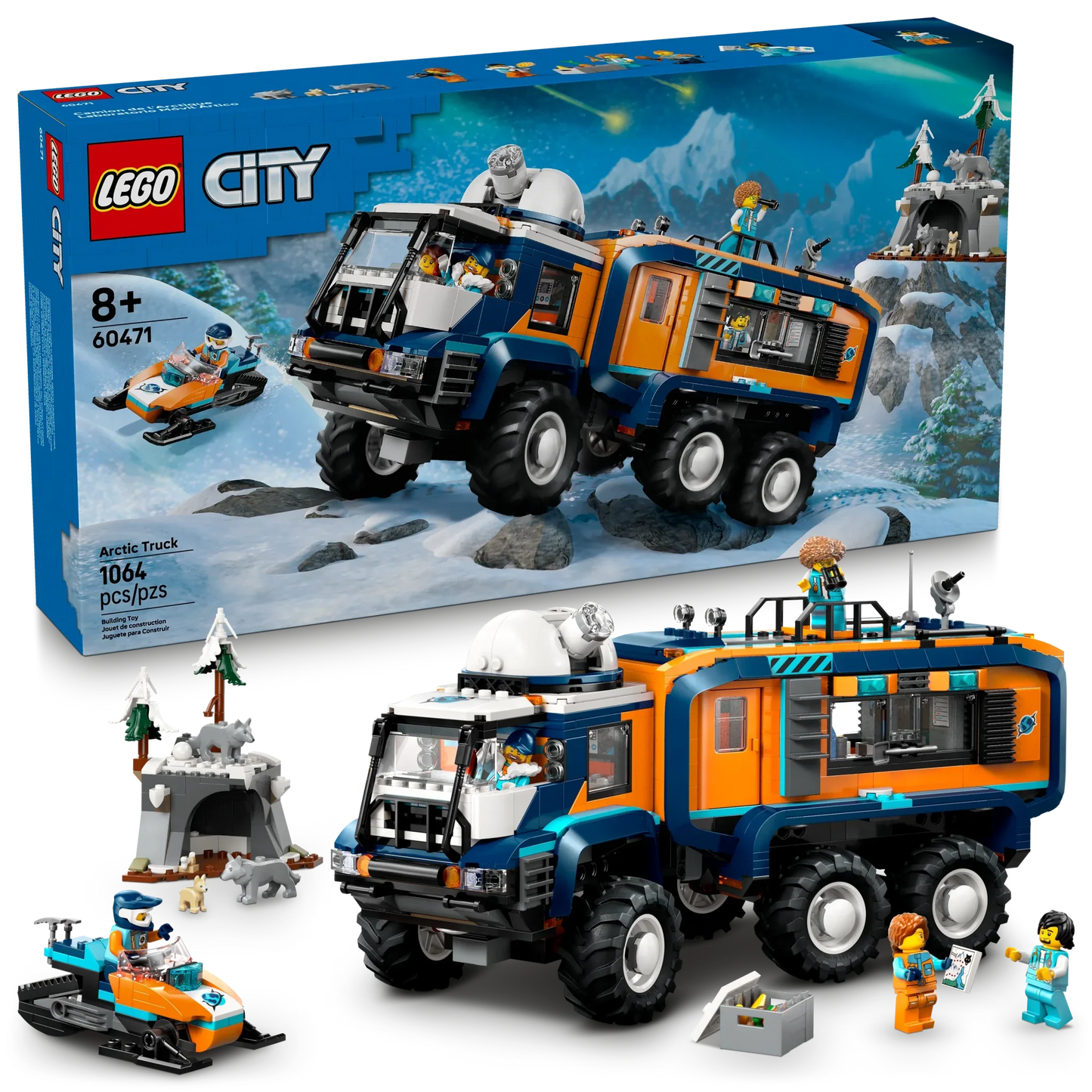 LEGO City Exploration Arctic Explorer Science Lab Truck