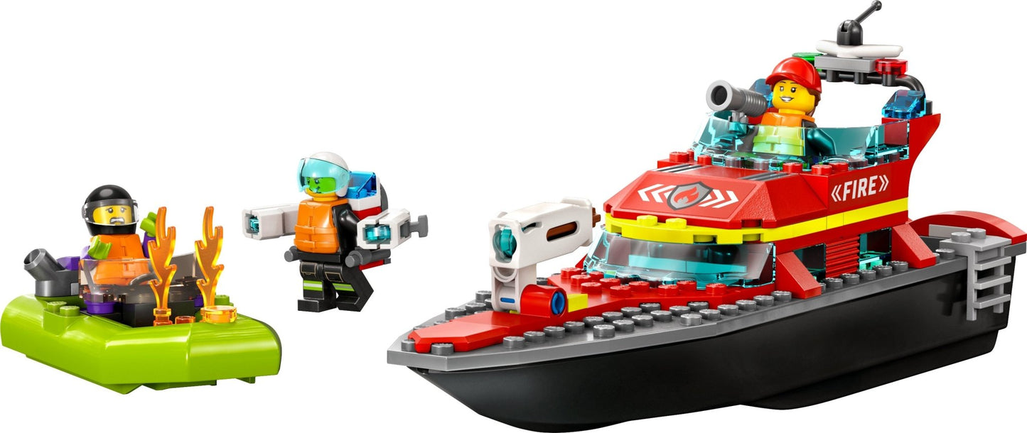 LEGO City Fire Fire Rescue Boat