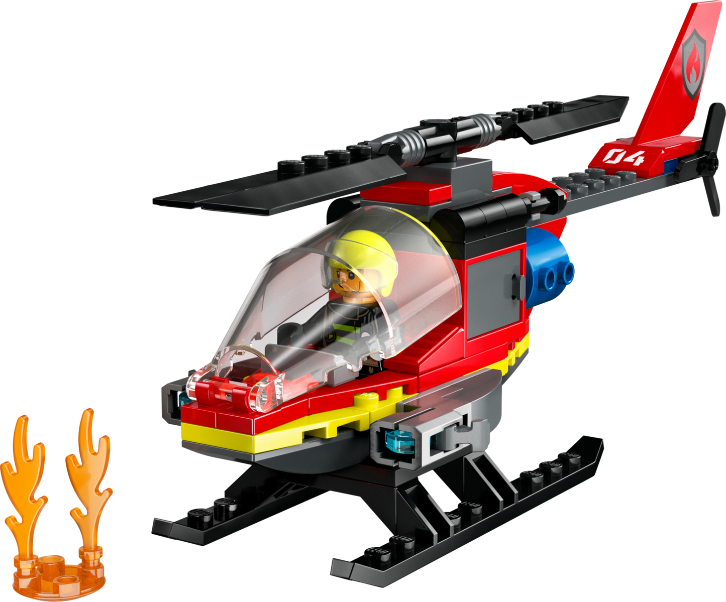 LEGO City Fire Fire Rescue Helicopter