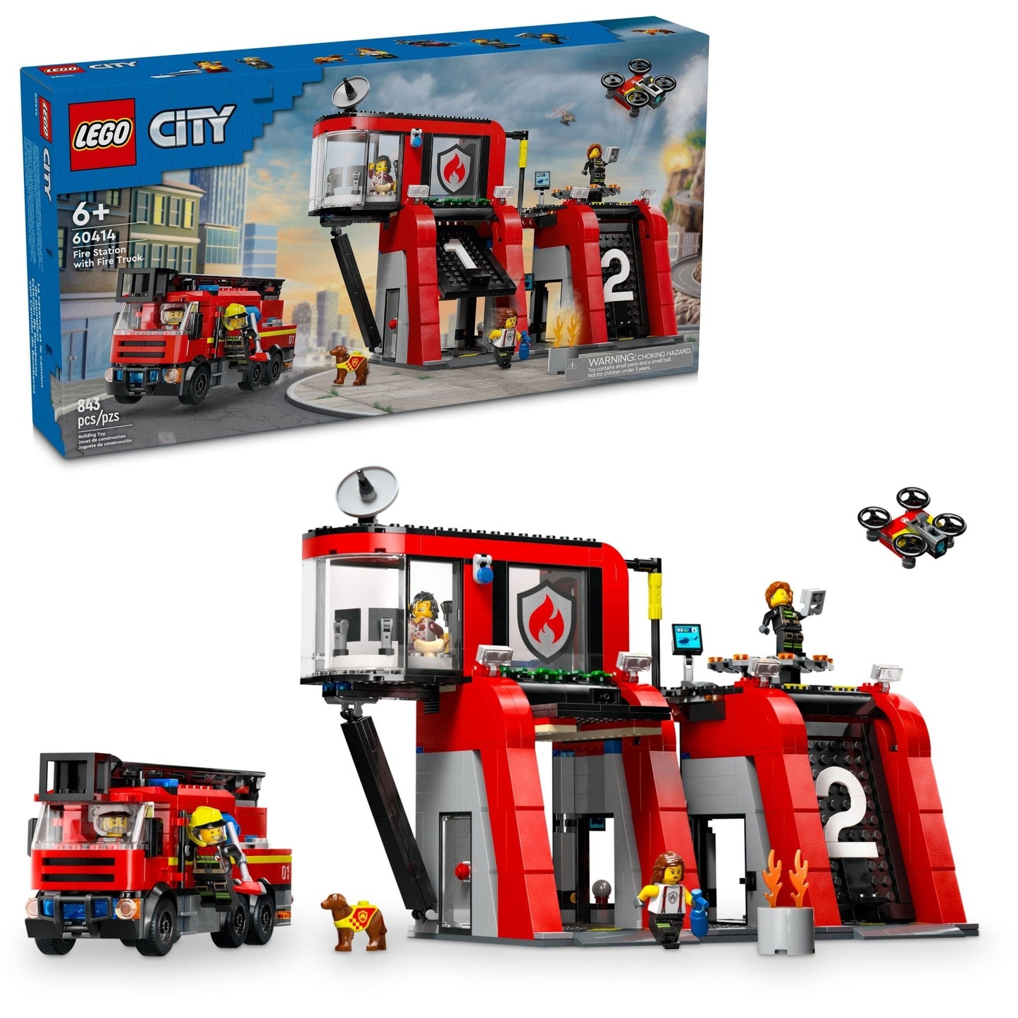 LEGO City Fire Fire Station with Fire Truck