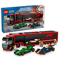 LEGO City Formula 1 F1 Truck with RB20 & AMR24 F1 Cars