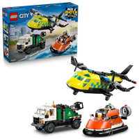 LEGO City Great Vehicles Airplane, Service Truck & Hovercraft Remix