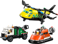 LEGO City Great Vehicles Airplane, Service Truck & Hovercraft Remix