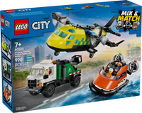 LEGO City Great Vehicles Airplane, Service Truck & Hovercraft Remix